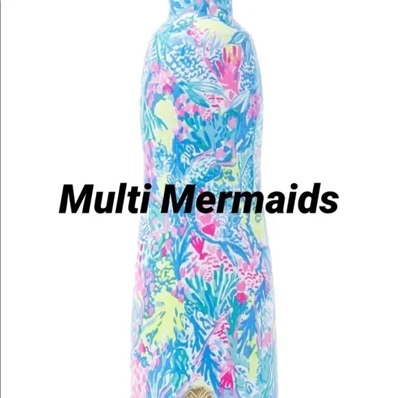 Lilly Pulitzer 24 Oz Squeeze The Day Water Bottle - Picture 1 of 11